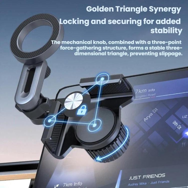 Car Magnetic Dashboard Screen Navigation Folding Phone Holder
