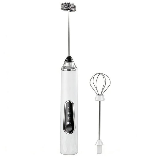 Electric Milk Frother & Coffee Foamer Home Use Handheld Wireless Mini Egg Whisk, Dual-Head White, Dual-Head Black, Dual-Head With Box White, Dual-Head With Box Black, Three-Head With Ear Hook Bracket White, Three-Head With Ear Hook Bracket Black       ...
