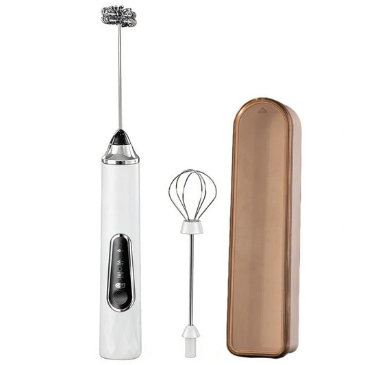 Electric Milk Frother & Coffee Foamer Home Use Handheld Wireless Mini Egg Whisk, Dual-Head White, Dual-Head Black, Dual-Head With Box White, Dual-Head With Box Black, Three-Head With Ear Hook Bracket White, Three-Head With Ear Hook Bracket Black       ...