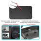 Black retrofit USB charger back plate with mounting holes and red/black wire leads