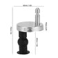 Stainless toilet seat hinge bolt with size labels: 45mm, 75mm, 40mm
