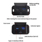 Car USB charging port module with open dust cover, Type-C PD and QC3.0 interface