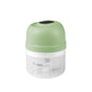 Rechargeable mini food chopper in light green with clear bowl and blade assembly