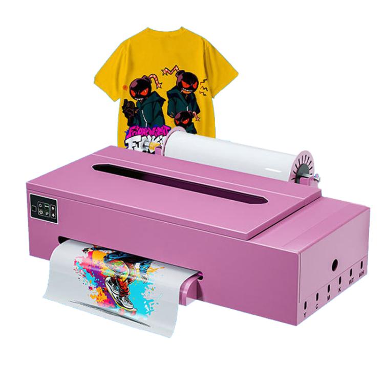 FCOLOR A3 Roll-Fed DTF Printer Compact DIY Pattern Printing White Ink Heat Transfer Printer, EU Plug, US Plug, UK Plug