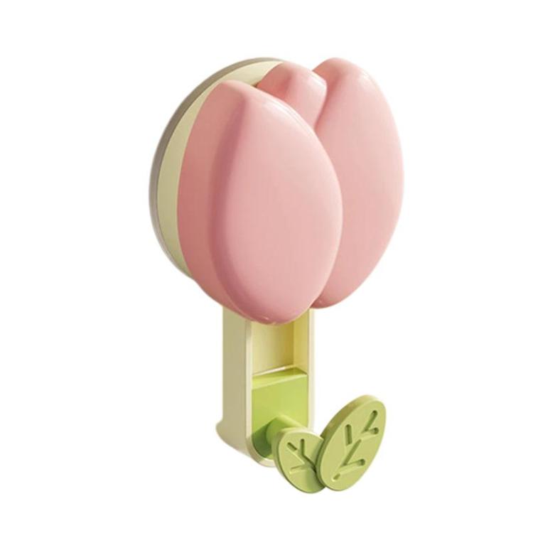 Flower Suction Cup Towel Rack No-Drill Wall Mount For Kitchen & Bathroom