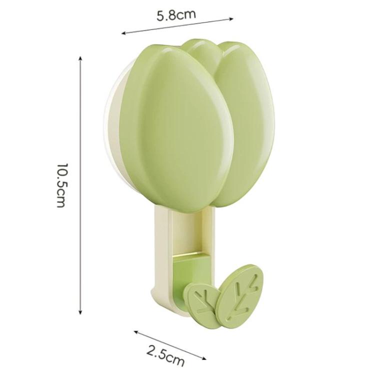 Flower Suction Cup Towel Rack No-Drill Wall Mount For Kitchen & Bathroom