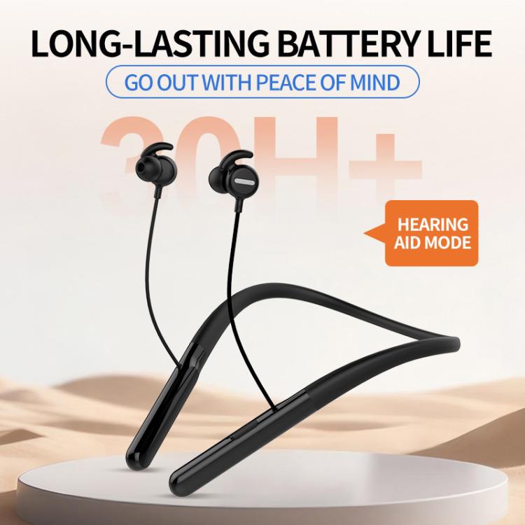 16-Channel Neck-Worn Bluetooth Hearing Aid Headphones Portable Sound Amplifier