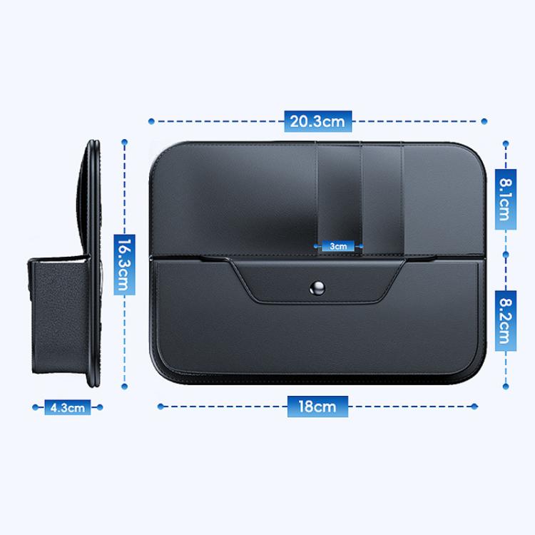KABULUN Car Sun Visor Glasses Storage Clip Card Receipt Organizer
