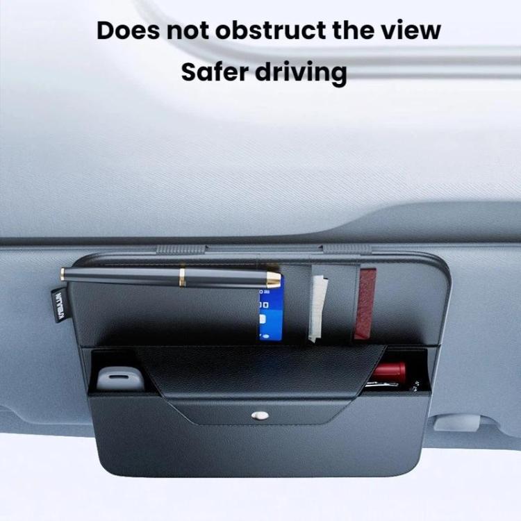 KABULUN Car Sun Visor Glasses Storage Clip Card Receipt Organizer