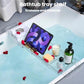Extendable Foldable Bathtub Shelf Bathroom Storage Shelf, Transparent
