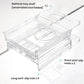 Extendable Foldable Bathtub Shelf Bathroom Storage Shelf, Transparent
