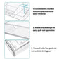 Cosmetic Transparent Desktop Storage Box, 2 Single-drawer+Makeup Rack, 4 Single-drawer+Makeup Rack, 2 Single-drawer+2 Double-drawer+Makeup Rack