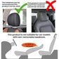 MengFangZhou P15 car inflatable bed booster, fits removable headrests on seat