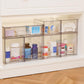 Perfume Storage Rack Desktop Dust-Proof Cosmetic Organizer, Single Tall, Wide+2 Tall+2 Small
