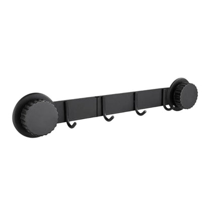 Suction Cup Hooks Stainless Steel Multi-Hook Rack For Kitchen, Bathroom, Single 4-hook Black, Single 5-hook Black, Double 6-hook Black, Double 8-hook Black, Single 4-hook Gray, Single 5-hook Gray, Double 6-hook Gray, Double 8-hook Gray                 ...