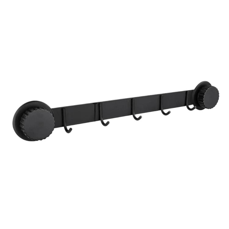 Suction Cup Hooks Stainless Steel Multi-Hook Rack For Kitchen, Bathroom, Single 4-hook Black, Single 5-hook Black, Double 6-hook Black, Double 8-hook Black, Single 4-hook Gray, Single 5-hook Gray, Double 6-hook Gray, Double 8-hook Gray                 ...