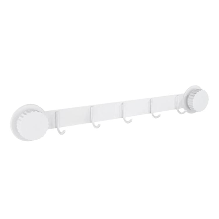 Suction Cup Hooks Stainless Steel Multi-Hook Rack For Kitchen, Bathroom, Single 4-hook Black, Single 5-hook Black, Double 6-hook Black, Double 8-hook Black, Single 4-hook Gray, Single 5-hook Gray, Double 6-hook Gray, Double 8-hook Gray                 ...