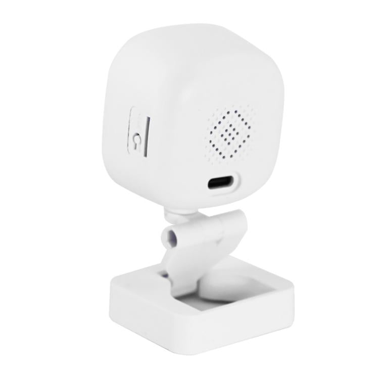 Night vision home surveillance HD camera K14, white camera with side speaker grille and stand
