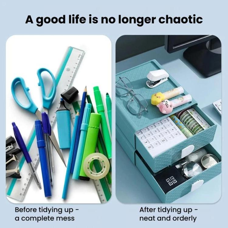 Office Cosmetic & Sundries Organizer Household Plastic Drawer Storage Box