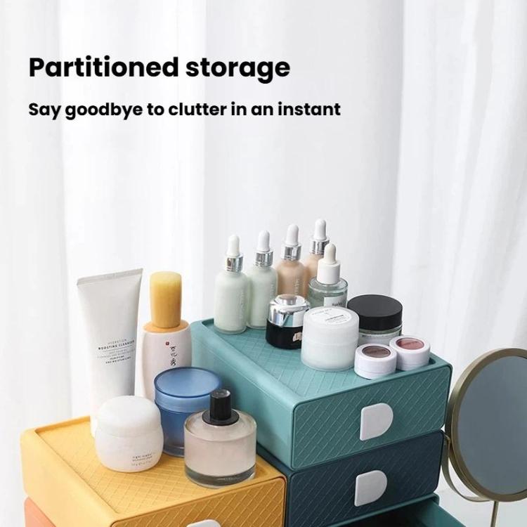 Office Cosmetic & Sundries Organizer Household Plastic Drawer Storage Box