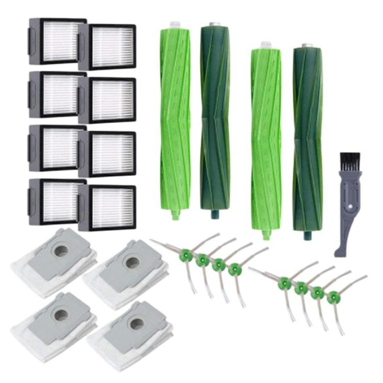 Robot accessory set for iRobot Roomba: filters, side brushes, main brushes