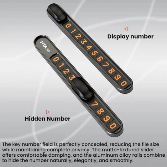TITA Temporary Parking Number Plate For Tesla Model 3 / Y