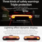Smart Remote-Controlled Cycling Laser Tail Light Bicycle Turn Signal LED Warning Light, MEILAN X5