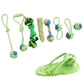 Dog Chew Rope For Teeth Grinding & Interactive Play Pet Cotton Rope Toy, 9pcs /Set