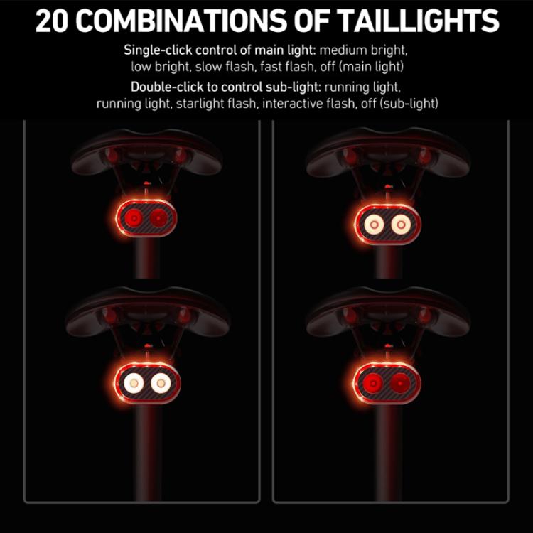 Bicycle Light Smart Sensor Road Mountain Bike Light, CYCLAMI CY300T Front+Rear Light, CYCLAMI CY200 Rear Lights
