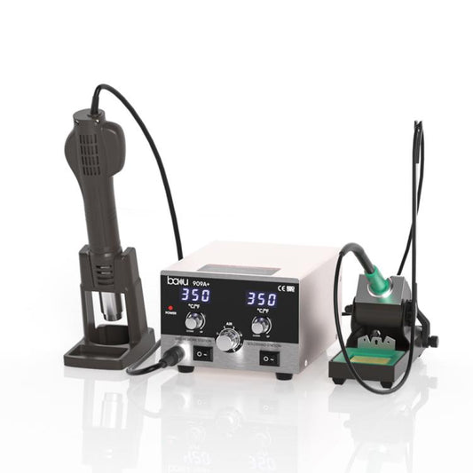 BAKU BA-909A+ 800W Digital Hot Air Rework Station & Soldering Iron 2-in-1, with Temp Lock, Sleep Mode for Phone/PCB Repair, 110V US Plug, 220V EU Plug