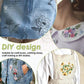 Embroidery transfer paper used to transfer floral patterns onto fabric