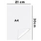 A4 white embroidery transfer paper sheet, self-adhesive, 21 x 30 cm