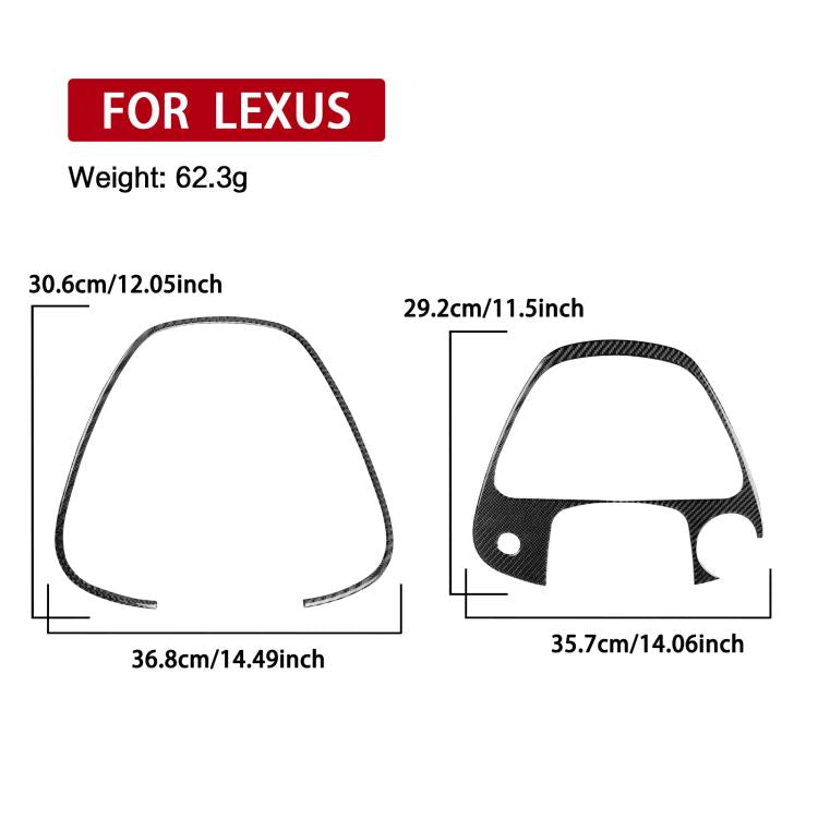 For 1999-2005 LEXUS IS300 2pcs /Set Speedometer Surround Sticker
