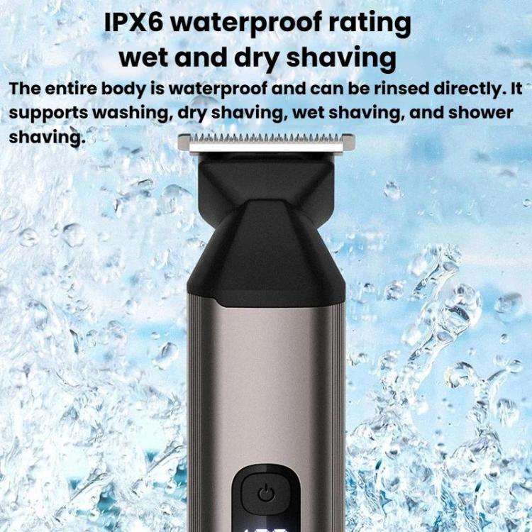 Portable Electric Digital Display Hair Clipper Multifunctional Hair & Nose Trimmer, With Digital Display