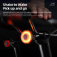 Bicycle Smart Braking Carbon Fiber Vibration Sensing Rear Light Warning Light, CY120