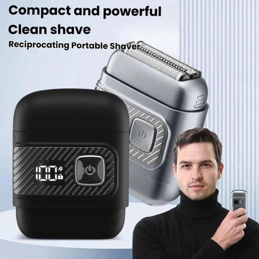 KS-8800 3 Blade Heads Reciprocating Electric Shaver With LCD Display IPX6 Waterproof Razor