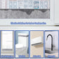 Gray felt strip placed along the bottom edge of a window to reduce indoor condensation