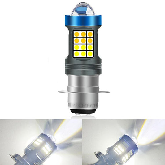 Motorcycle LED High-brightness Lens Headlight, H4, BA20D, P15D