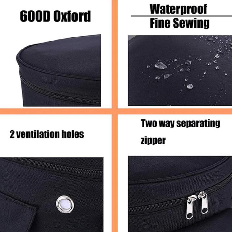 Waterproof Dustproof Propane Tank Cover Ventilated Gas Cylinder Protective Bag, Small, Large