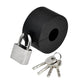 Door Handle Locking Device Disabled Lock Cover Faucet Valve Lock Cover, No Padlock, With Padlock