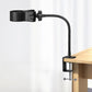 Flexible desk clamp holder with gooseneck arm and metal desk mounting bracket