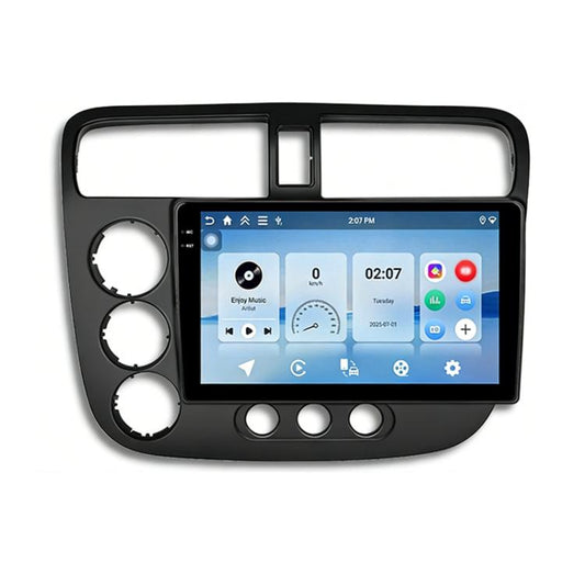 For Honda Civic 2001-2005 Android Car Central Control Screen Navigation Bluetooth Player, 4-Core 2GB + 64GB, 4-Core 4GB + 64GB, 4-Core 4GB + 128GB, 8-Core 4GB + 64GB, 8-Core 6GB + 128GB