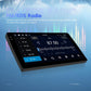 Android car central control screen with dark glossy touchscreen and app icons