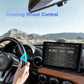 Car Android head unit with steering wheel control screen and hand touching display