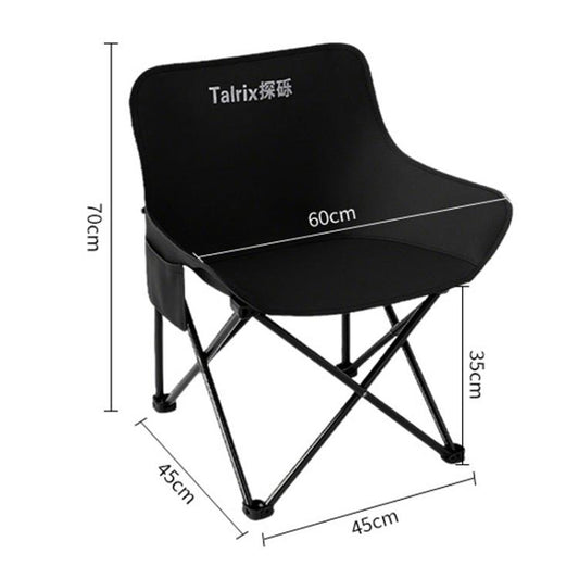 Talrix Outdoor Camping Moon Chair Portable Folding Beach Chair, Classic Black, Classic Gold, Tall Black, Tall Gold, 3-Level Adjustable Black, 3-Level Adjustable Gold, With Leg Rest Black, With Leg Rest Gold
