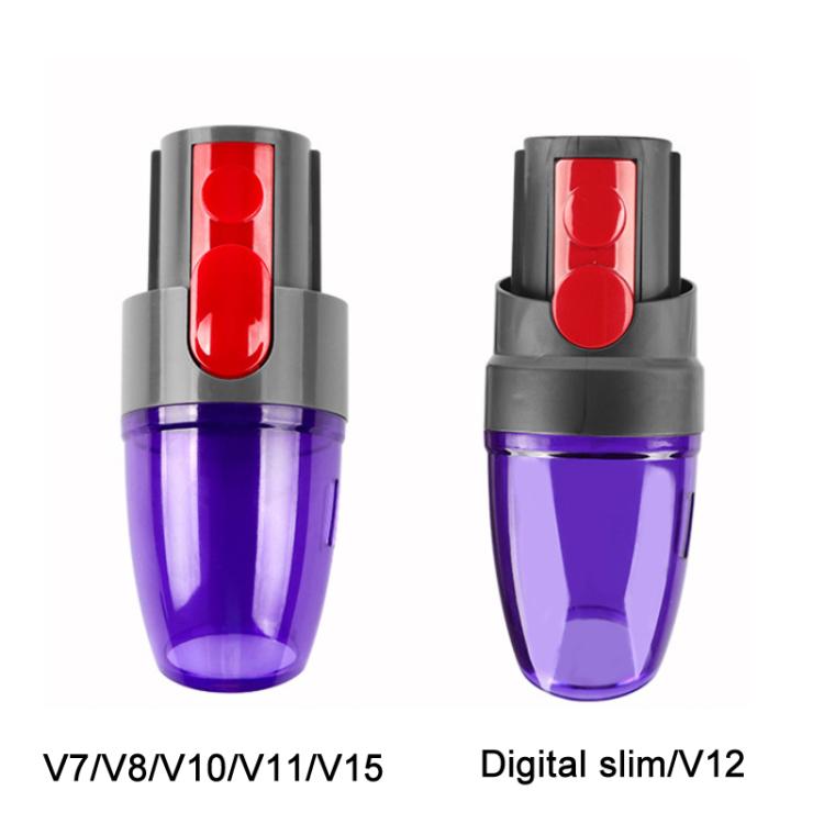 Purple vacuum suction nozzle brush head with red parts, for Dyson Digital Slim/V12