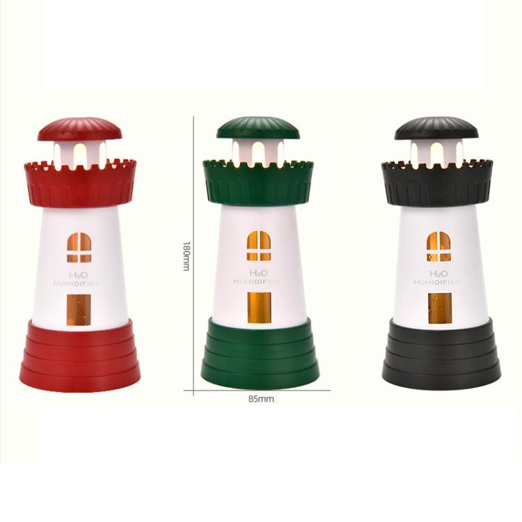 290ml Lighthouse-Shaped Humidifier Mini Compact Home Quiet Mist Diffuser
