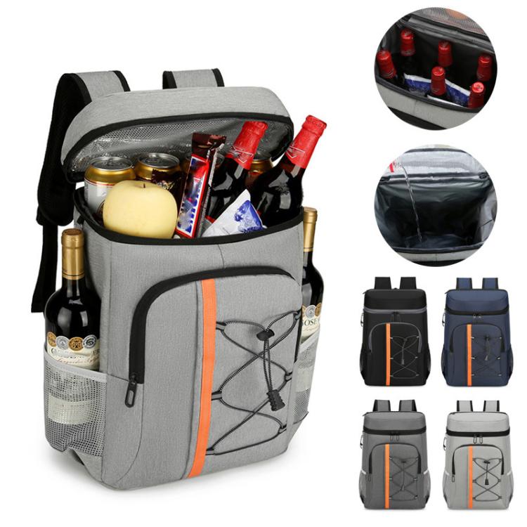 Vanaheimr 20L Insulated Backpack Cooler With Aluminum Foil Lining, Multi-Pocket Design, Reflective Strips