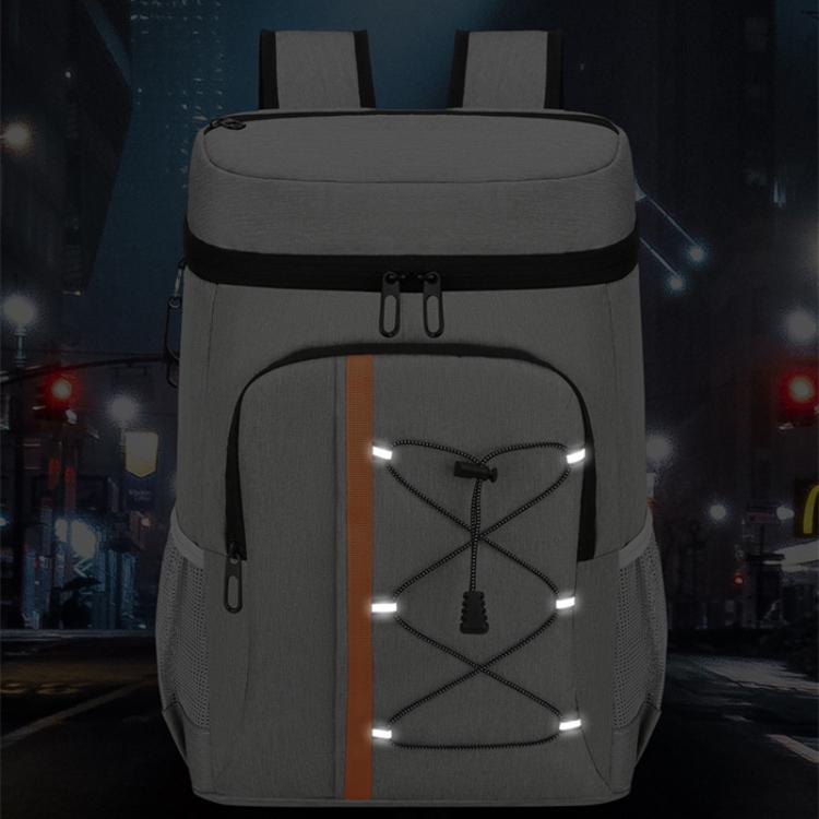 Vanaheimr 20L Insulated Backpack Cooler With Aluminum Foil Lining, Multi-Pocket Design, Reflective Strips