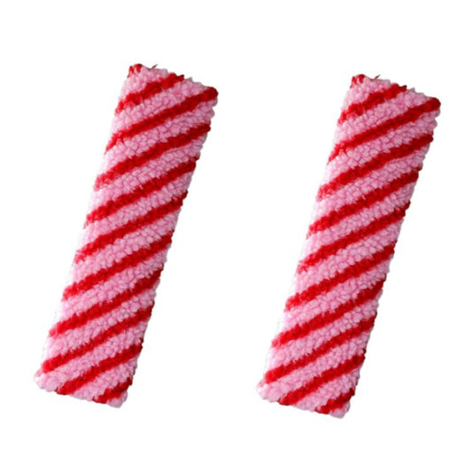 2pcs Car Seatbelt Lamb Wool Shoulder Pad Decoration